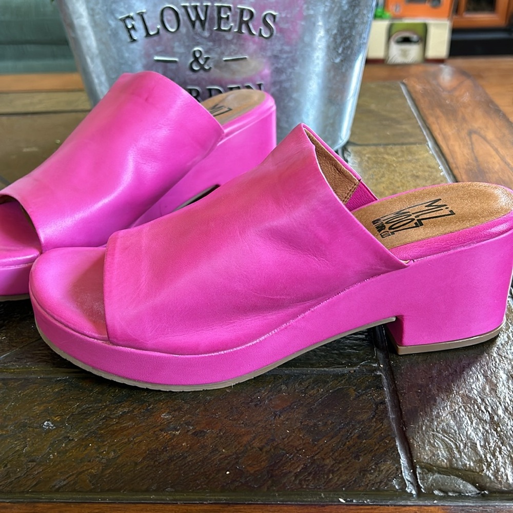 Miz Mooz Pink Women's Sandals - Picture 2 of 10